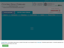Tablet Screenshot of centrodinoferrari.com